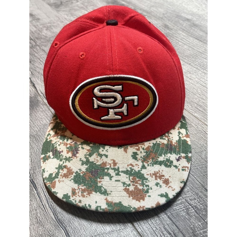 San Francisco 49ers Cap Mens Camo New Era NFL Vintage Collection Snapback Hat